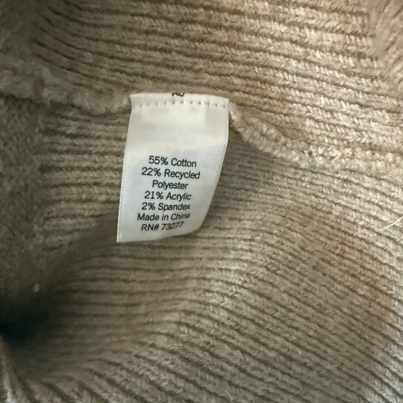 NWT 🌹 3X LC Lauren Conrad Tan Floral Sweater 🌹 - Picture 5 of 8